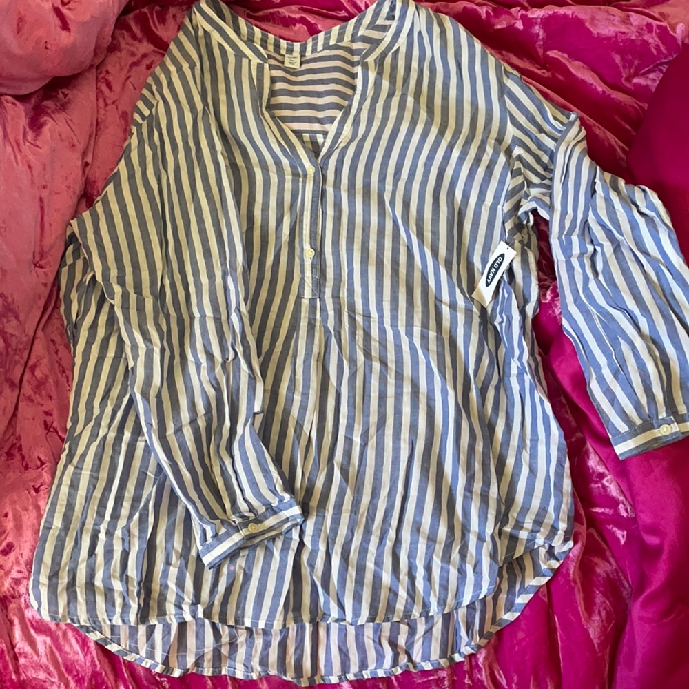 NWT Old Navy popover shirt/top Size XXL